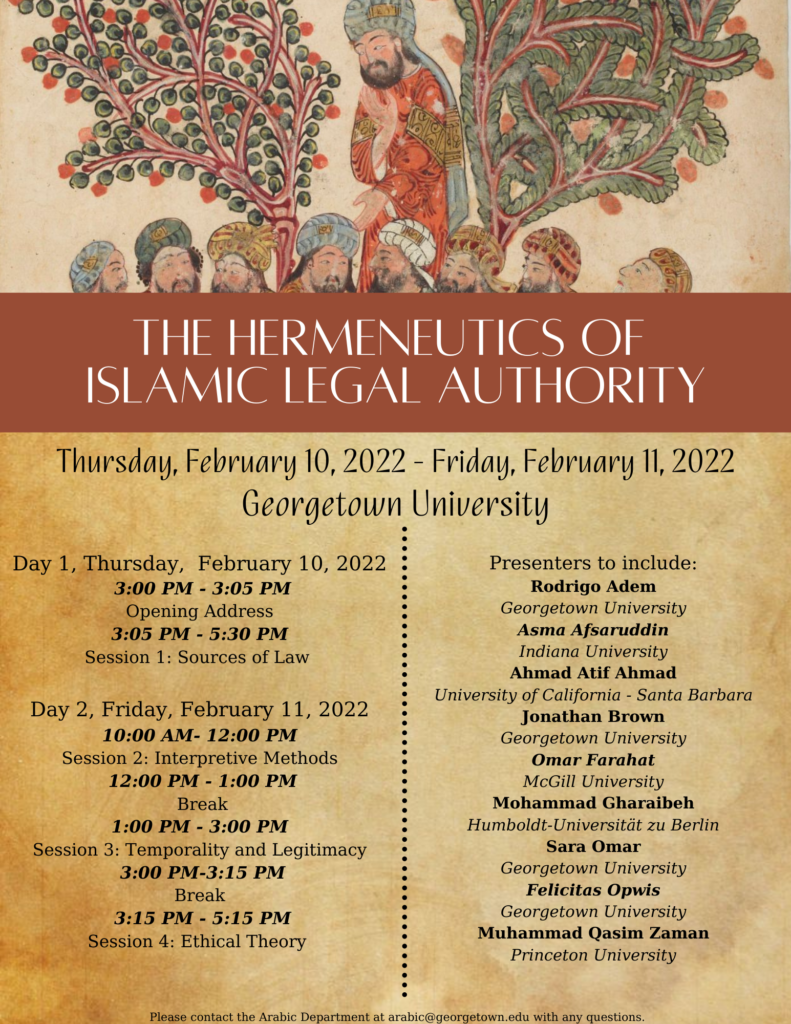 The Hermeneutics of Islamic Legal Authority poster